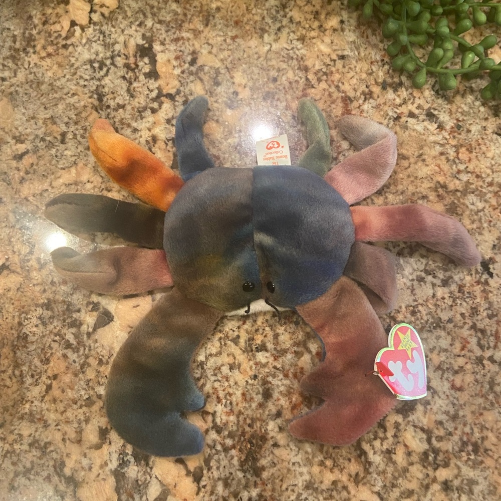 1996 TY Claude Beanie Baby Crab NWT